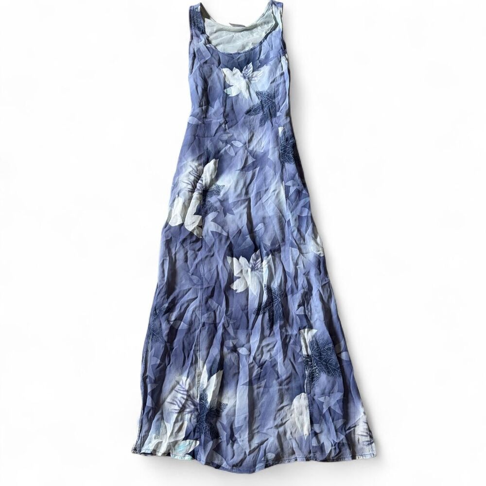 Unbranded Women's Blue and White Dress